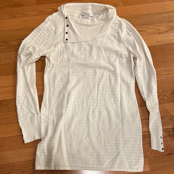 White House Black Market Dresses & Skirts - WHBM Sweater dress - Cream